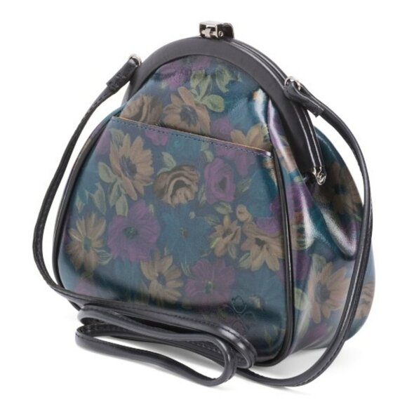 NWT Patricia Nash Peruvian Painting Leather Portafina Crossbody in Gift Box - Picture 2 of 7